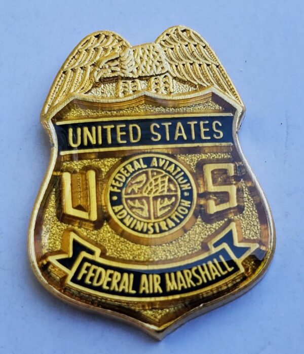 US Federal Air Marshal Mini Pin Lapel Tie Tack Aviation Administration FAA