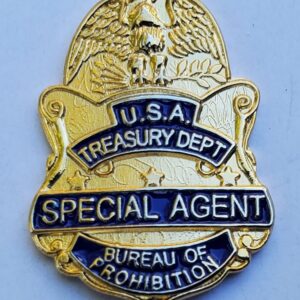 US Treasury Department Bureau of Prohibition Special Agent Badge Mini Pin Hat Tac Lapel
