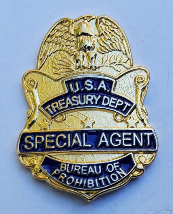 US Treasury Department Bureau of Prohibition Special Agent Badge Mini Pin Hat Tac Lapel
