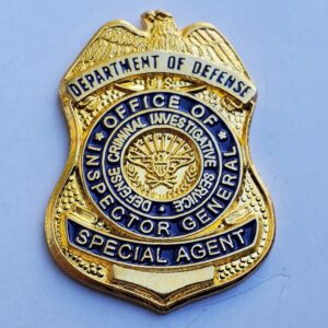 US Department of Defense DOD DCIS Office Inspector General Special Agent Badge Mini Pin Lapel Hat Tie Tack State
