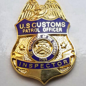US Customs Patrol Officer Inspector Badge Mini Pin Lapel Tie Tac Hat Tack CBPO Border