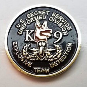 US Secret Service Uniformed Division USSS K9 Explosive Detection Team Mini Pin Badge