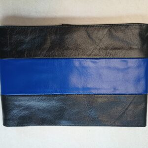 Thin Blue Line Leather Arm Band LEO Law Enforcement Officer PD Police Department